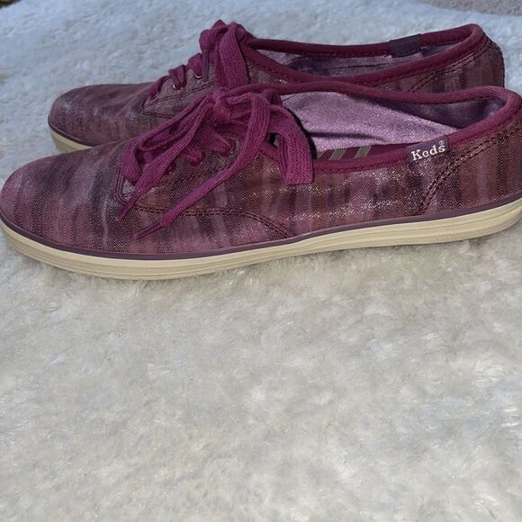 𝅺Keds Purple Camo Shoes Size 6.5 - Picture 3 of 8